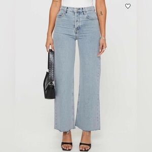 NWOT Princess Polly Fawcett High Rise Straight Leg